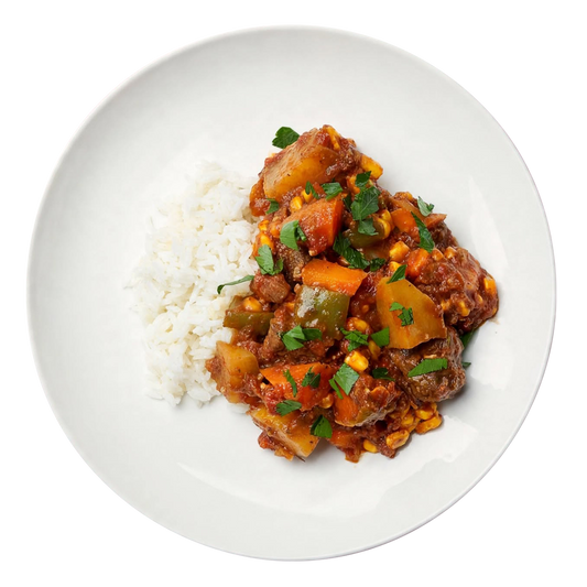 Rustic Tomato Braised Beef