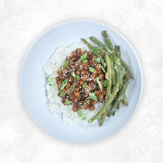 Sticky Sesame Chickpeas